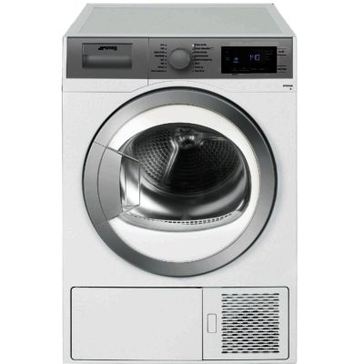 Smeg DHT81LUK 8kg Condenser Sensor Tumble Dryer in White Smeg DHT81LUK 8kg Condenser Sensor Tumble Dryer in White